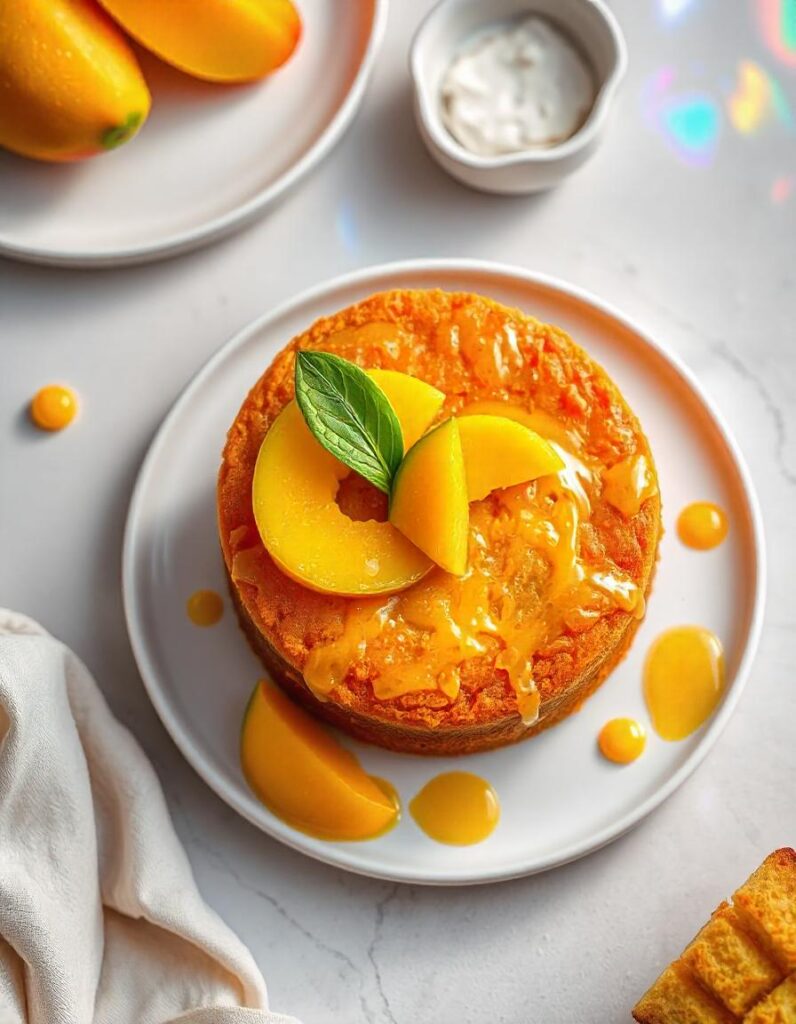 Simple moist mango cake recipe