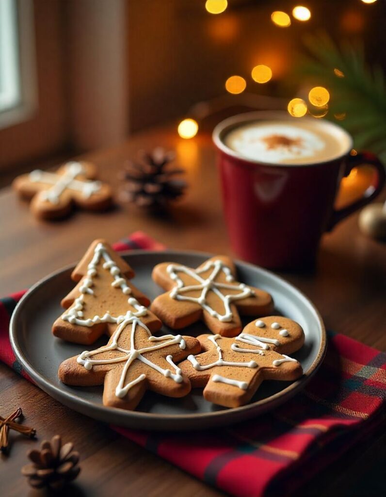 gingerbread latte cookies