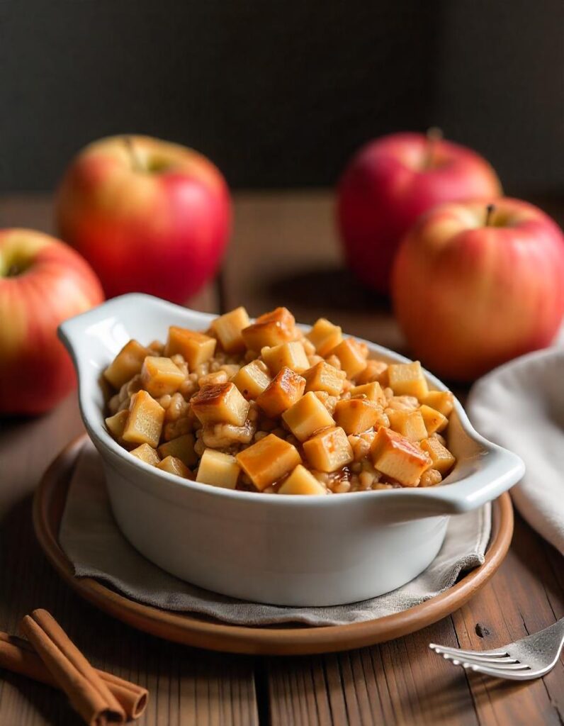 apple crisp recipe without oatmeal