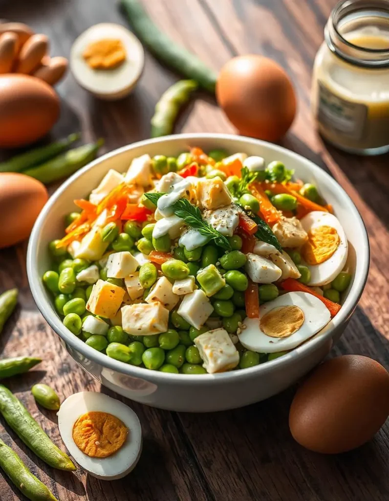 edamame egg recipes salad