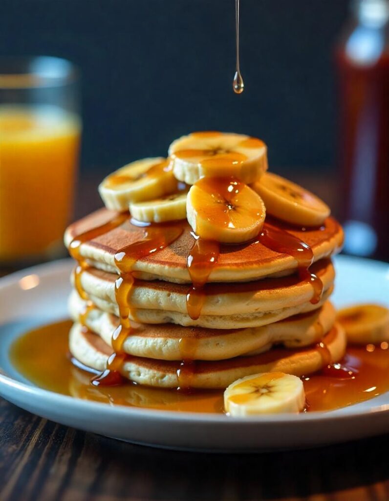 Bananas Caramelized Pancakes