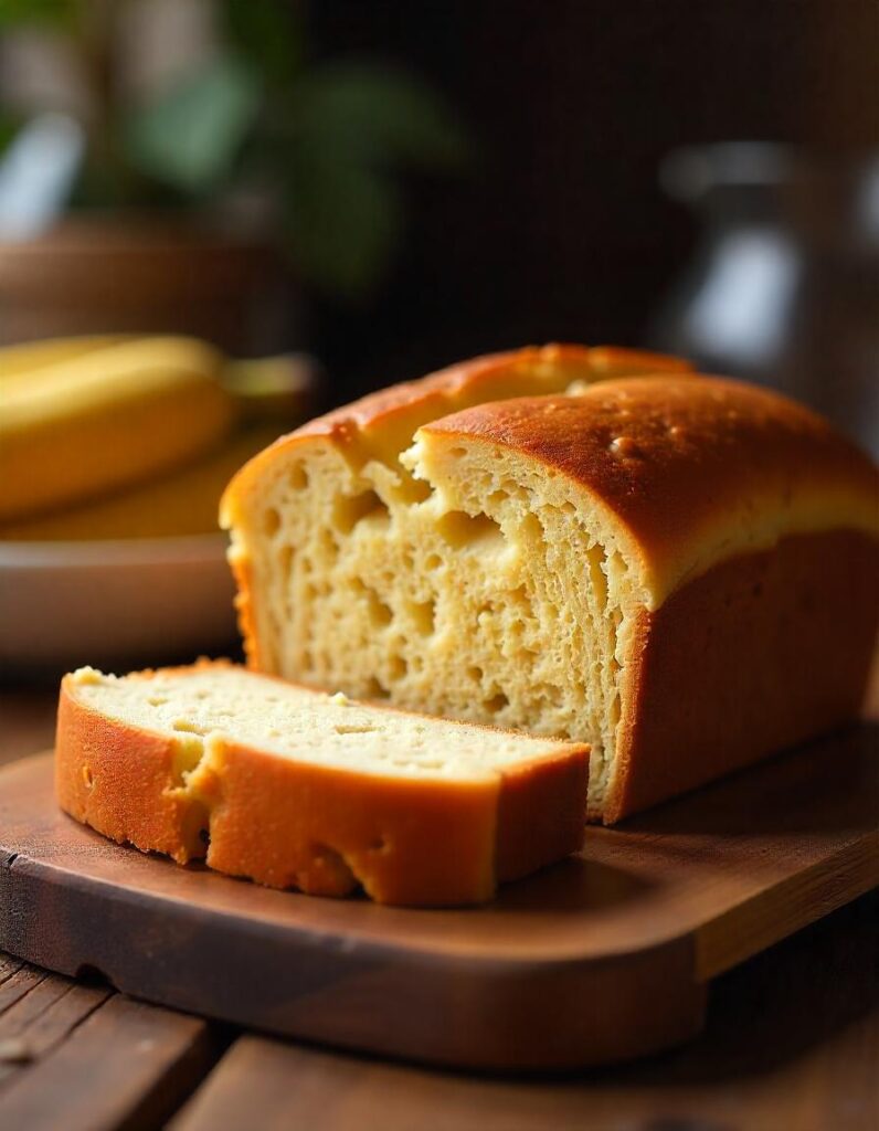 banana bread with pancake mix