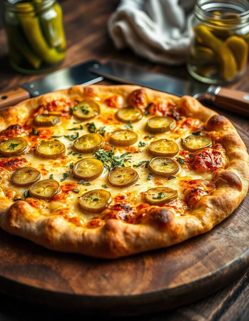 Easy Pickle Pie Pizza