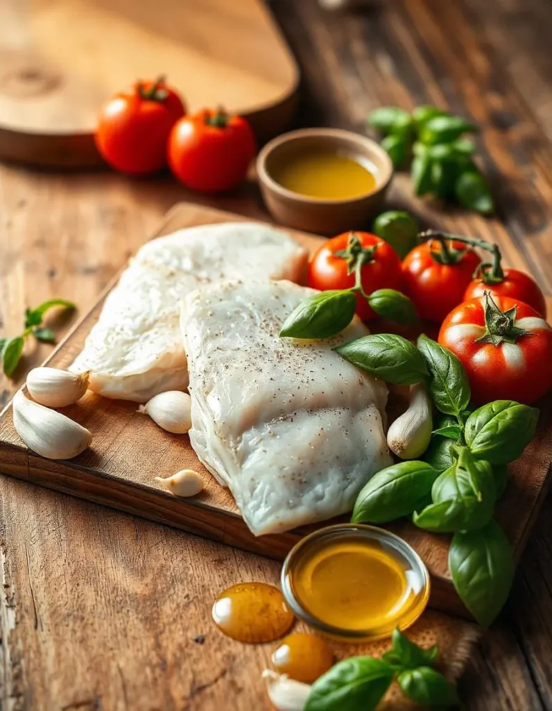 recipe halibut marinara sauce
